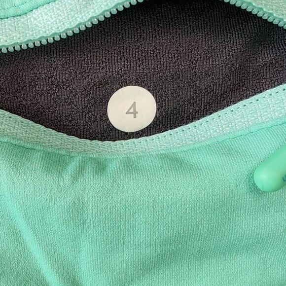 Lululemon Speed Short River Rock/Oasis Ombre Plaid Sz 4 - Picture 5 of 9